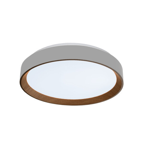 Plafón redondo metalico blanco 24W 3 tonos BM3000