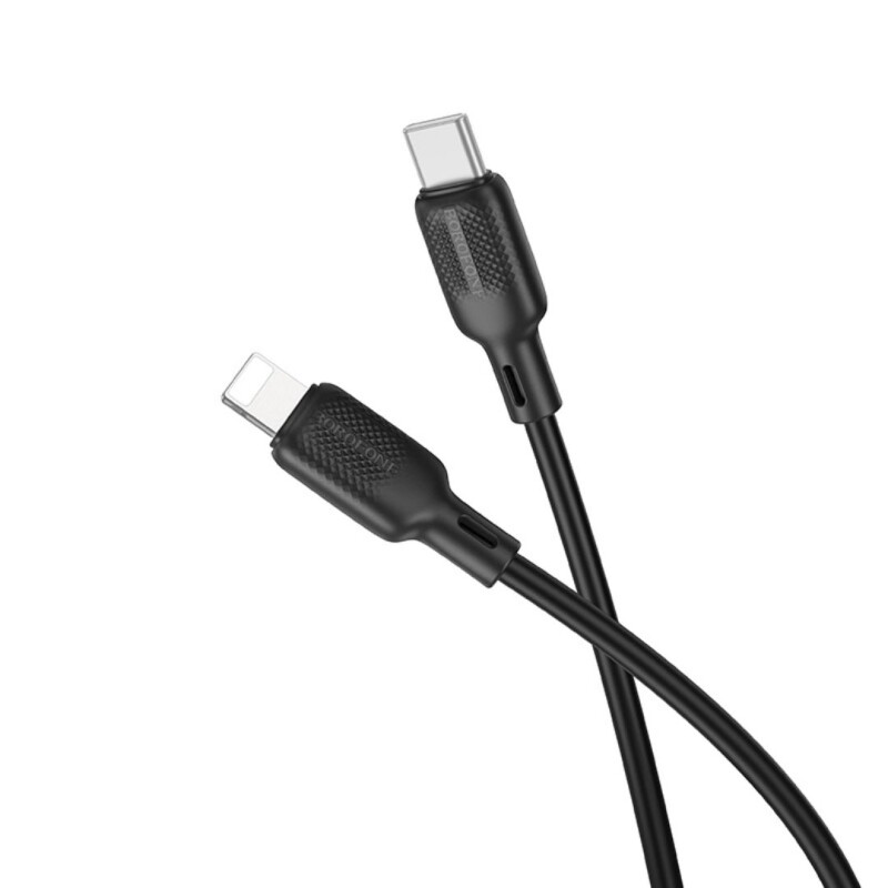 Cable Carga Rápida Usb-c A Lightning 2m Silicona Negro 27w Cable Carga Rápida Usb-c A Lightning 2m Silicona Negro 27w