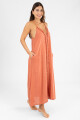 Vestido desflecado toscana Ladrillo