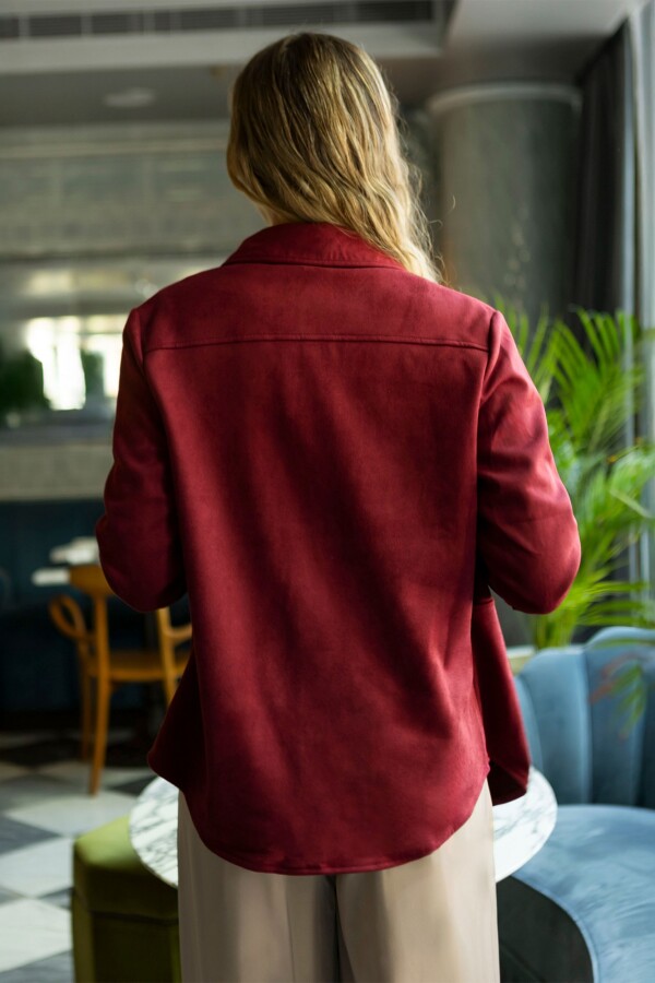 Sobrecamisa Suede BORDEAUX