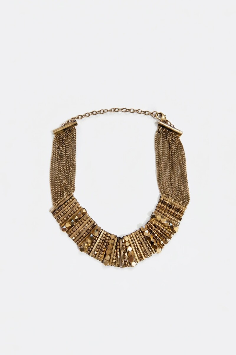 COLLAR CHO METALLIC Dorado