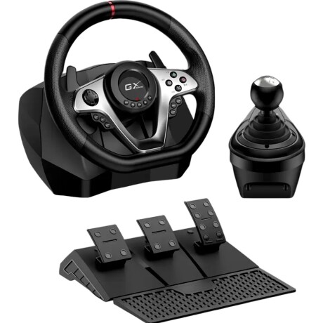 Volante Genius Speedmaster X1 con Vibracion, Pedales y Cambios 001
