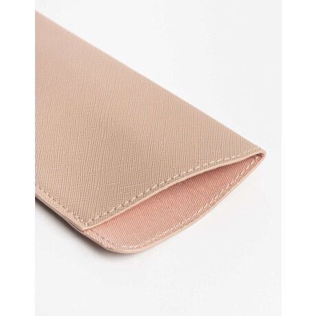 Estuche De Anteojos Floreado Rosa Claro