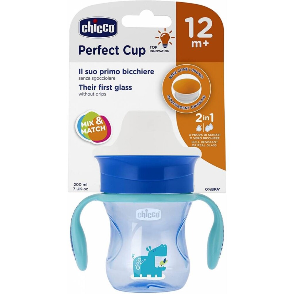 Vaso entrenamiento 360 CHICCO celeste