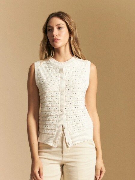 CHALECO ALLIE OBIDOS CRUDO