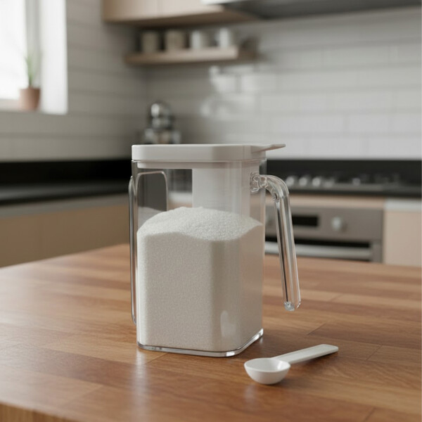 Especiero Salero Pimentero Magnético Frasco Contenedor Blanco XL