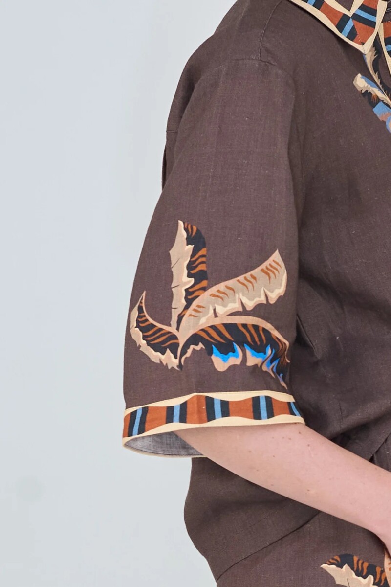 CAMISA BALI Marron