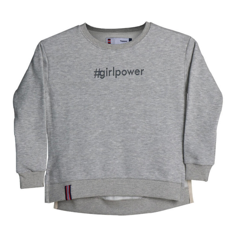Buzo Infantil Topper Overzide Kids Gris