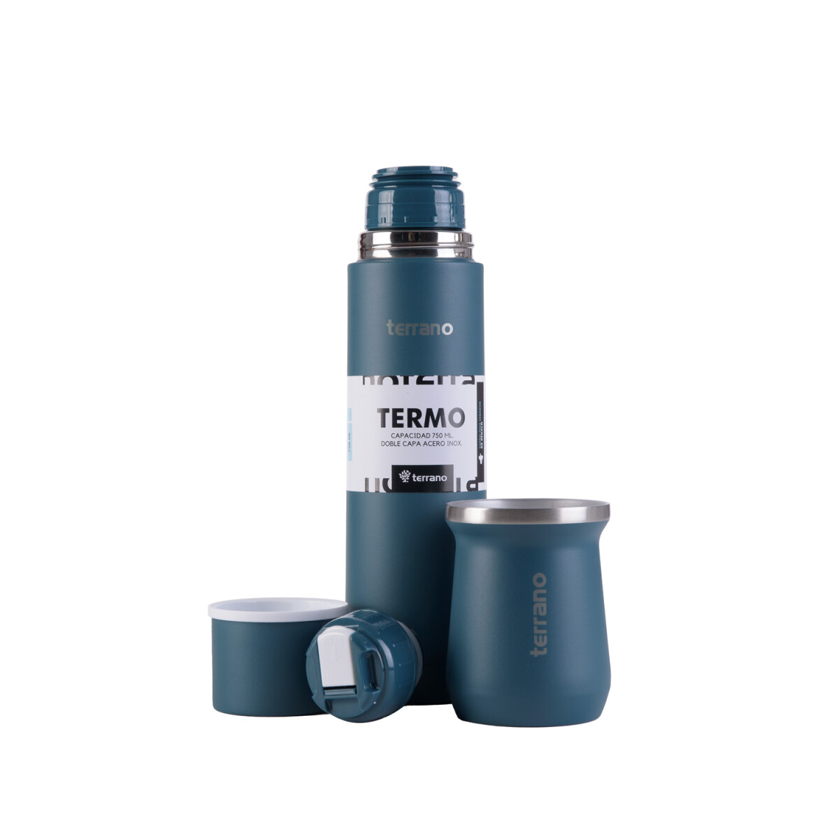 Kit Acero Bala - 750mL + Mate Tradicional - Petróleo 