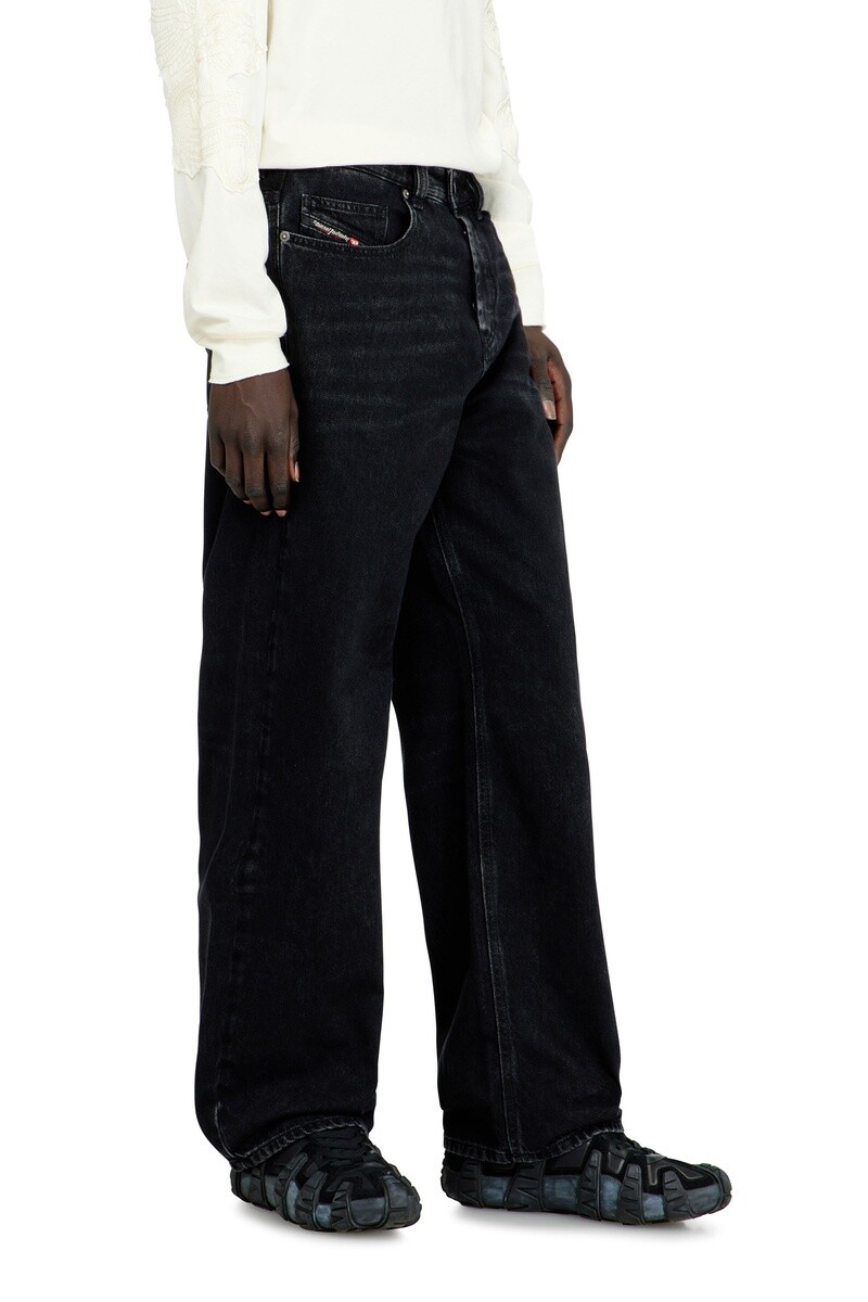 Jean Para Hombre Relaxed - 2001 D-Macro Negro/gris Oscuro