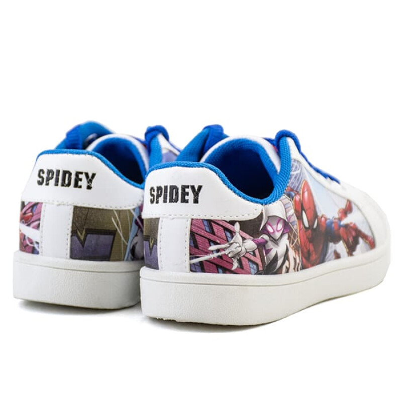 Championes Marvel Spiderman de Niños - SPICFW23004 Blanco-azul