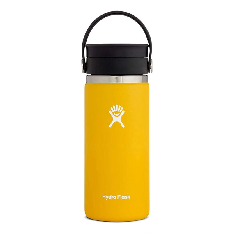 Taza Hydro Flask 16 Oz (0.47 L) Wide Mouth Flex Sip Lid Amarillo Taza Hydro Flask 16 Oz (0.47 L) Wide Mouth Flex Sip Lid Amarillo