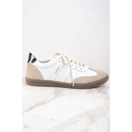 Zapatilla Cuero Nacar