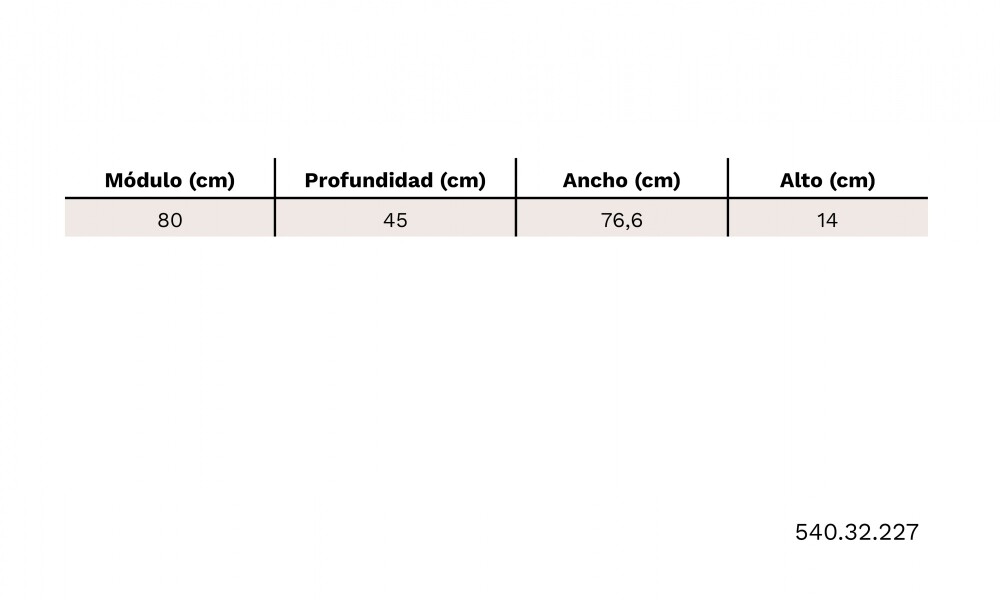 Cesto extraíble 540.32.2 800