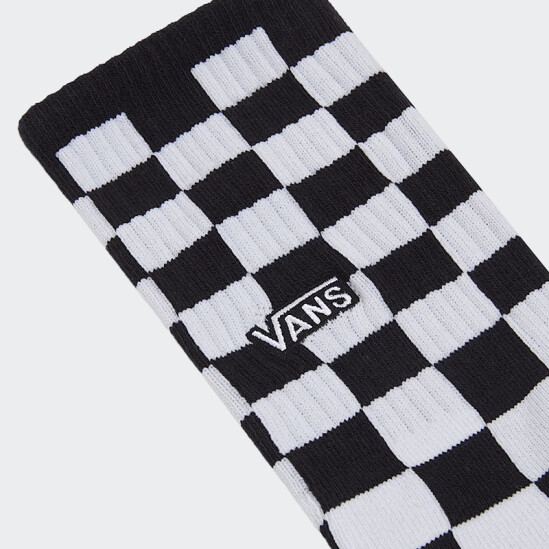 Medias Vans Checkerboard Crew Blanco