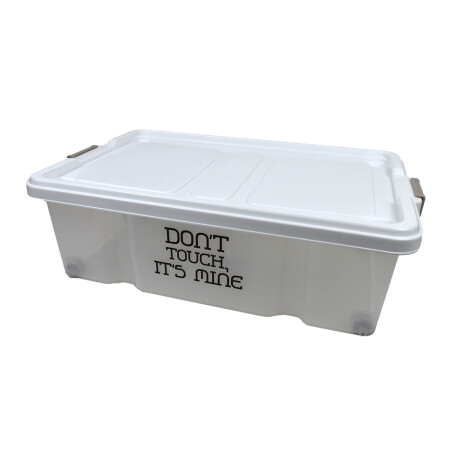 CAJA ORGANIZADORA 29LT GRANDE BAJA CON RUEDAS DON´T TOUCH CAJA ORGANIZADORA 29LT GRANDE BAJA CON RUEDAS DON´T TOUCH