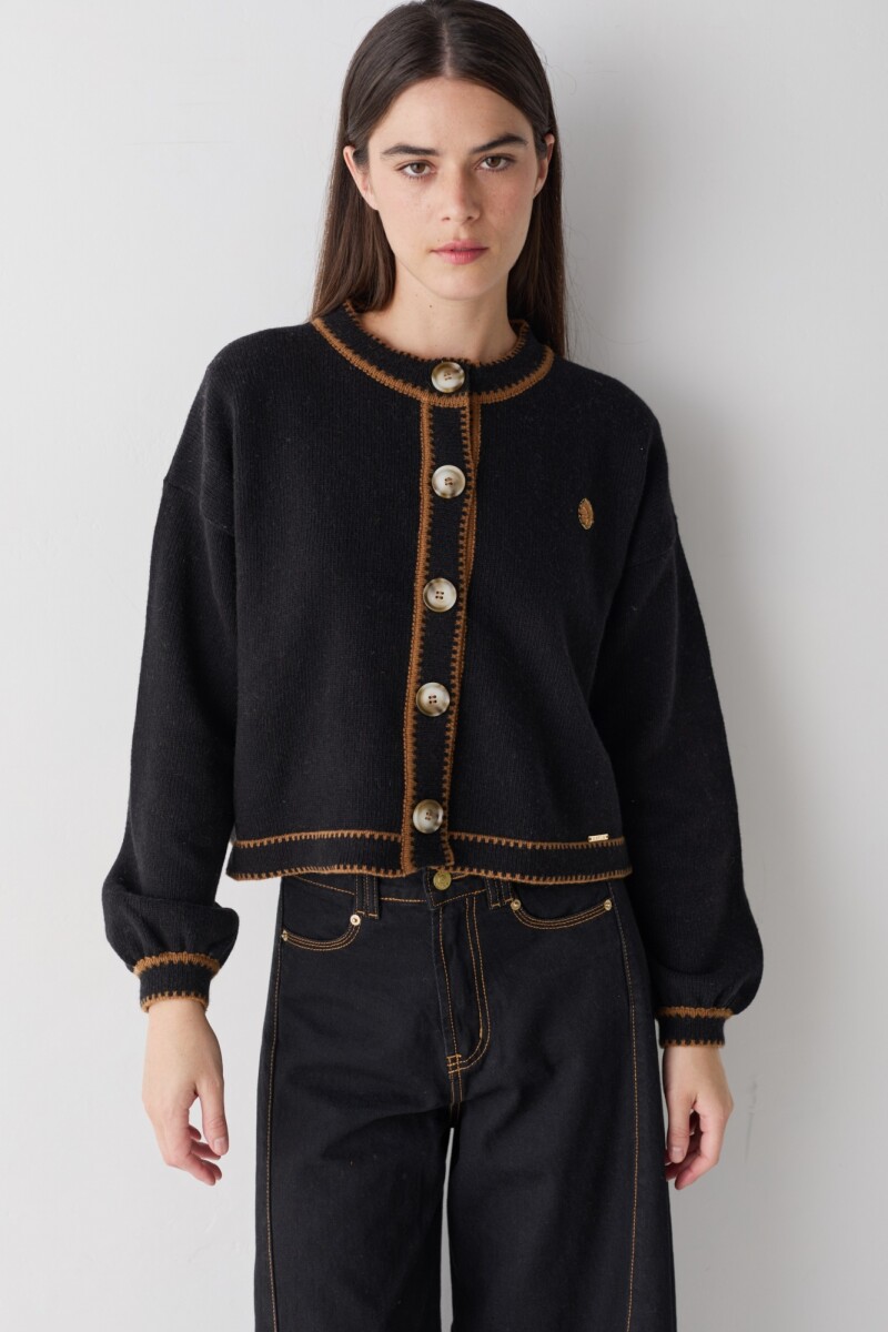 CARDIGAN TERRO WINTER Negro