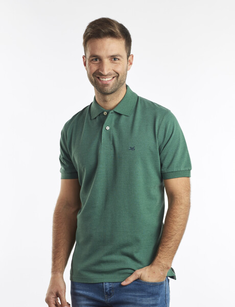 REMERA POLO PIQUE Verde mix