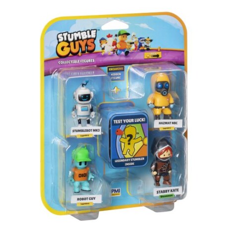 Pack 5 Figuras Stumble Guys 4 Figuras + 1 Sorpresa SG2240 PACK-1