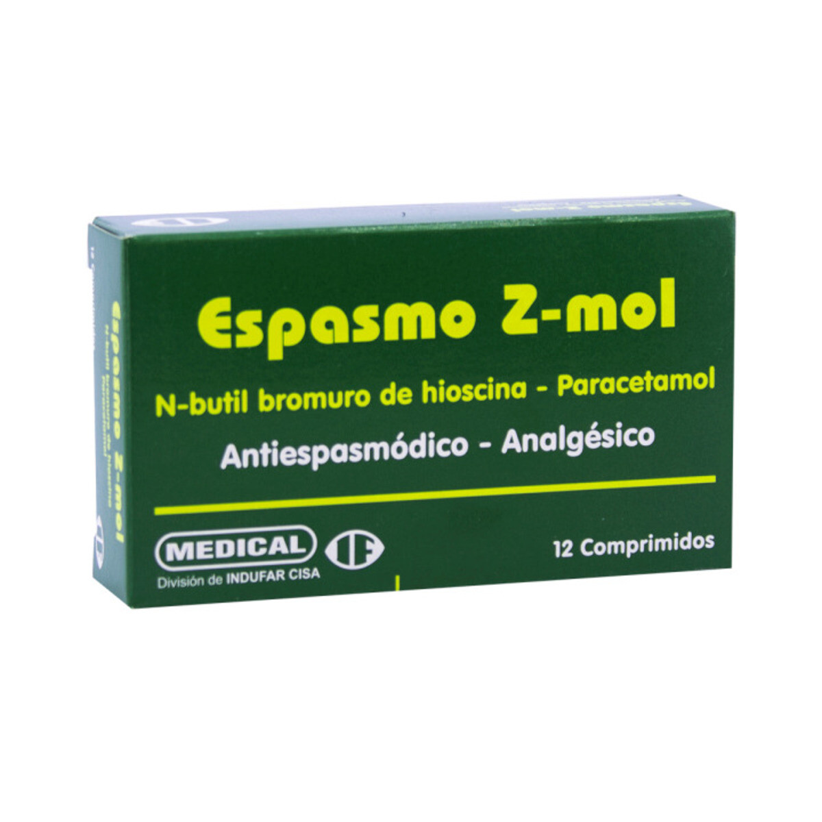 ESPASMO Z-MOL CJ X 12 COMPRIMIDOS 