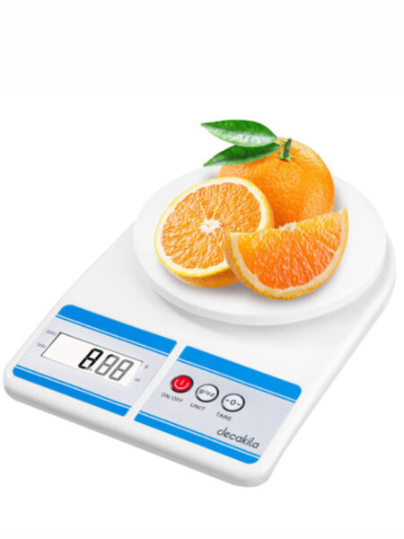 BALANZA DIGITAL COCINA HASTA 5000 GR BLANCO (V)