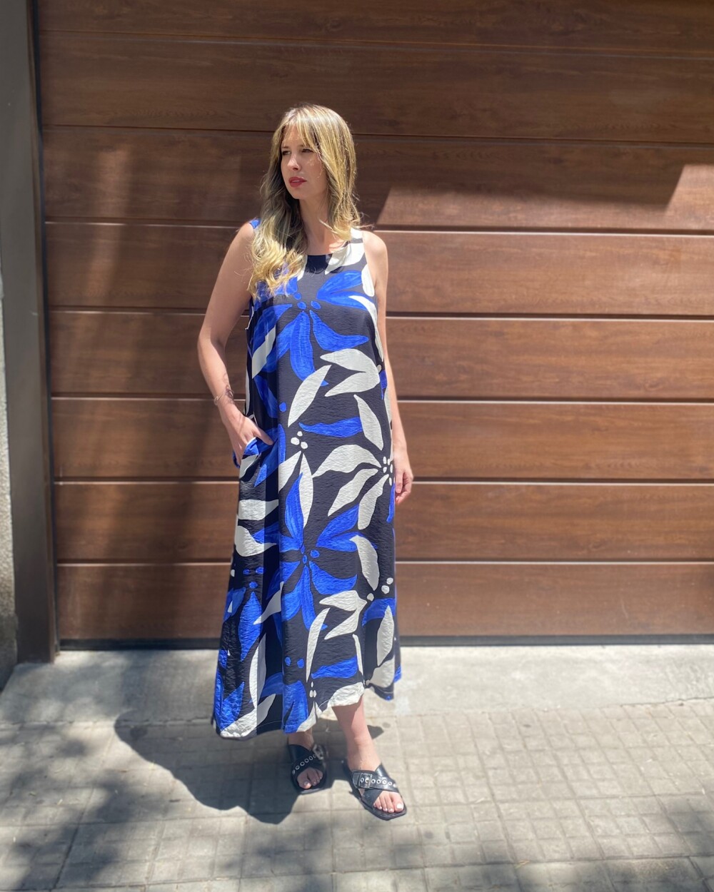 Vestido Córcega Azul