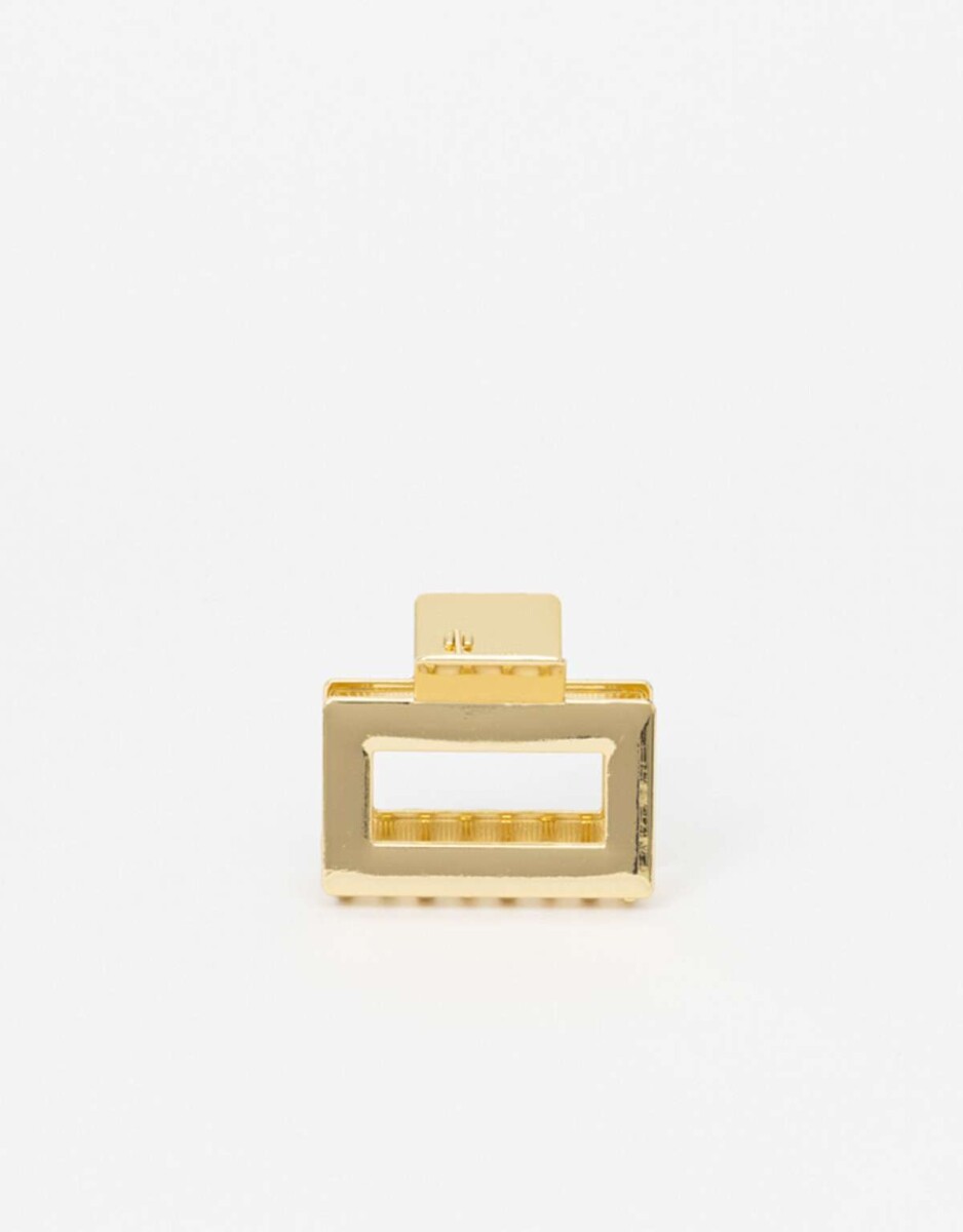 Broche Rectangular - Dorado 