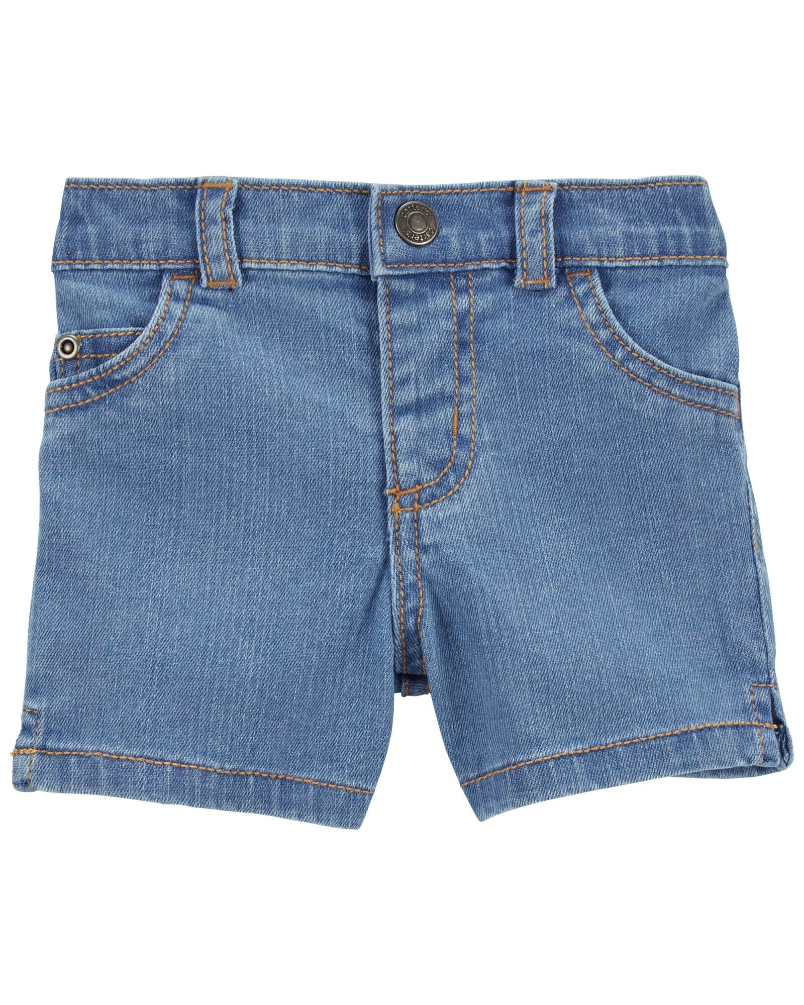 Set tres piezas short jean, camisa y remera de algodón Set tres piezas short jean, camisa y remera de algodón