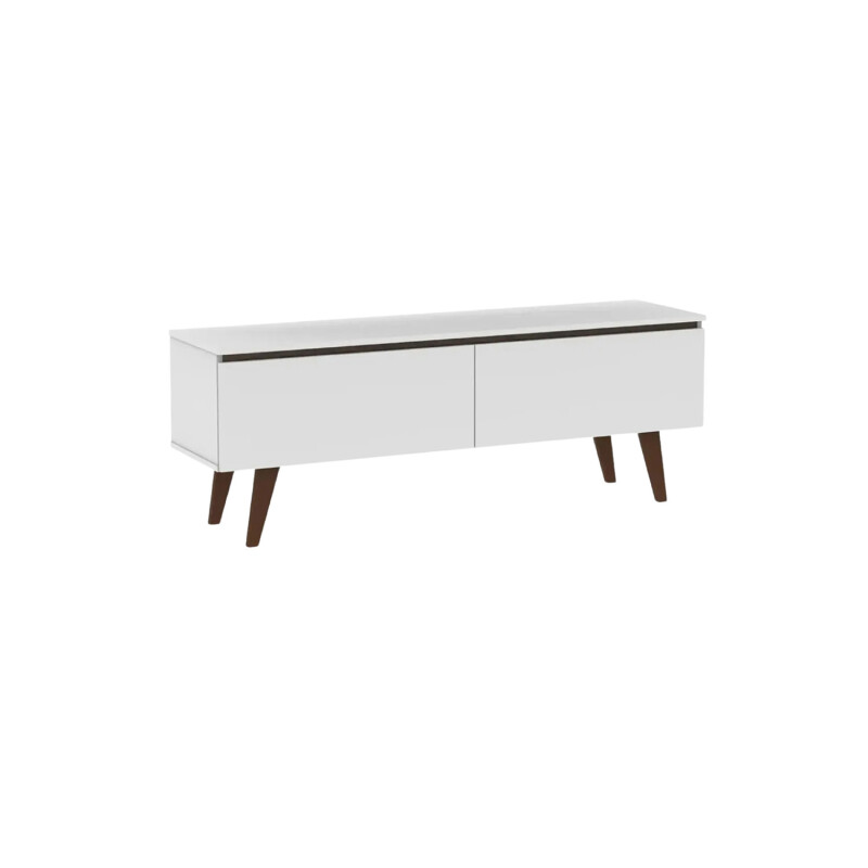 Rack para TV Lumax 2 puertas rustico 55 pulgadas Blanco
