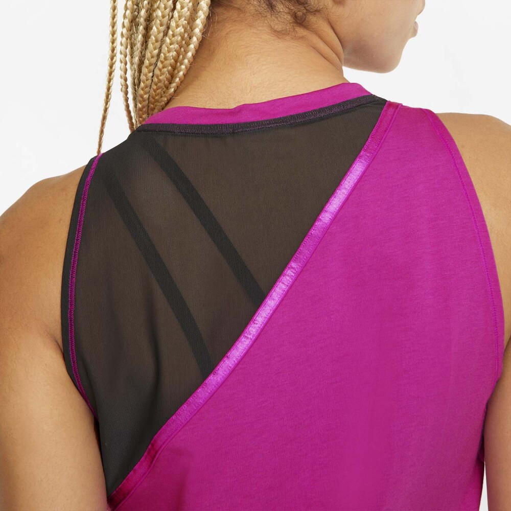 Stardust Crystalline Tank - Mujer Deep Orchid