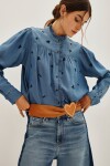Camisa Jane Liberty Azul