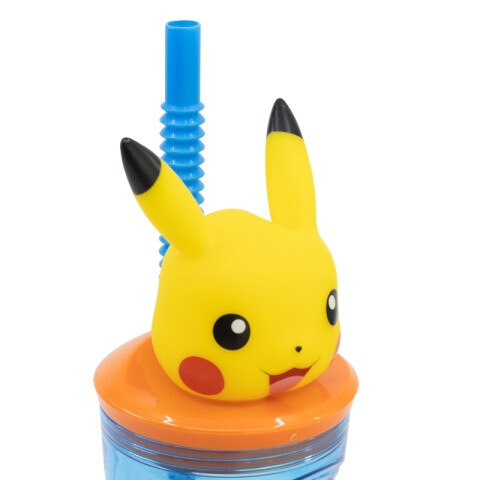 Vaso Alto con Forma 3D Pokémon 18 cm 360ml U