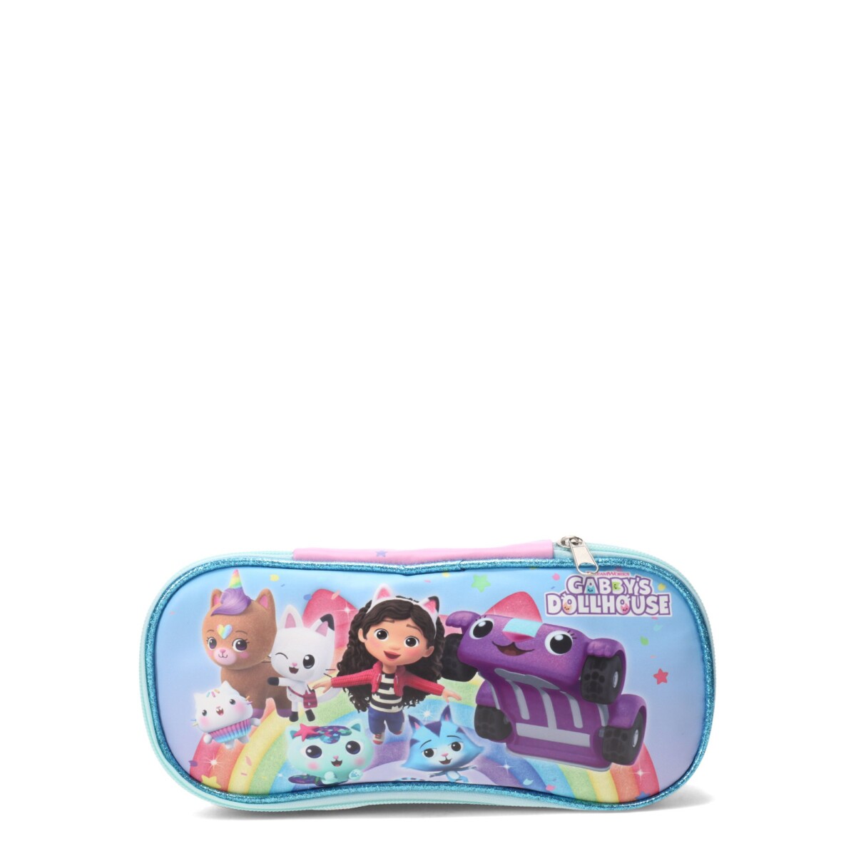 Cartuchera Disney DOTS - Rosa - Celeste 