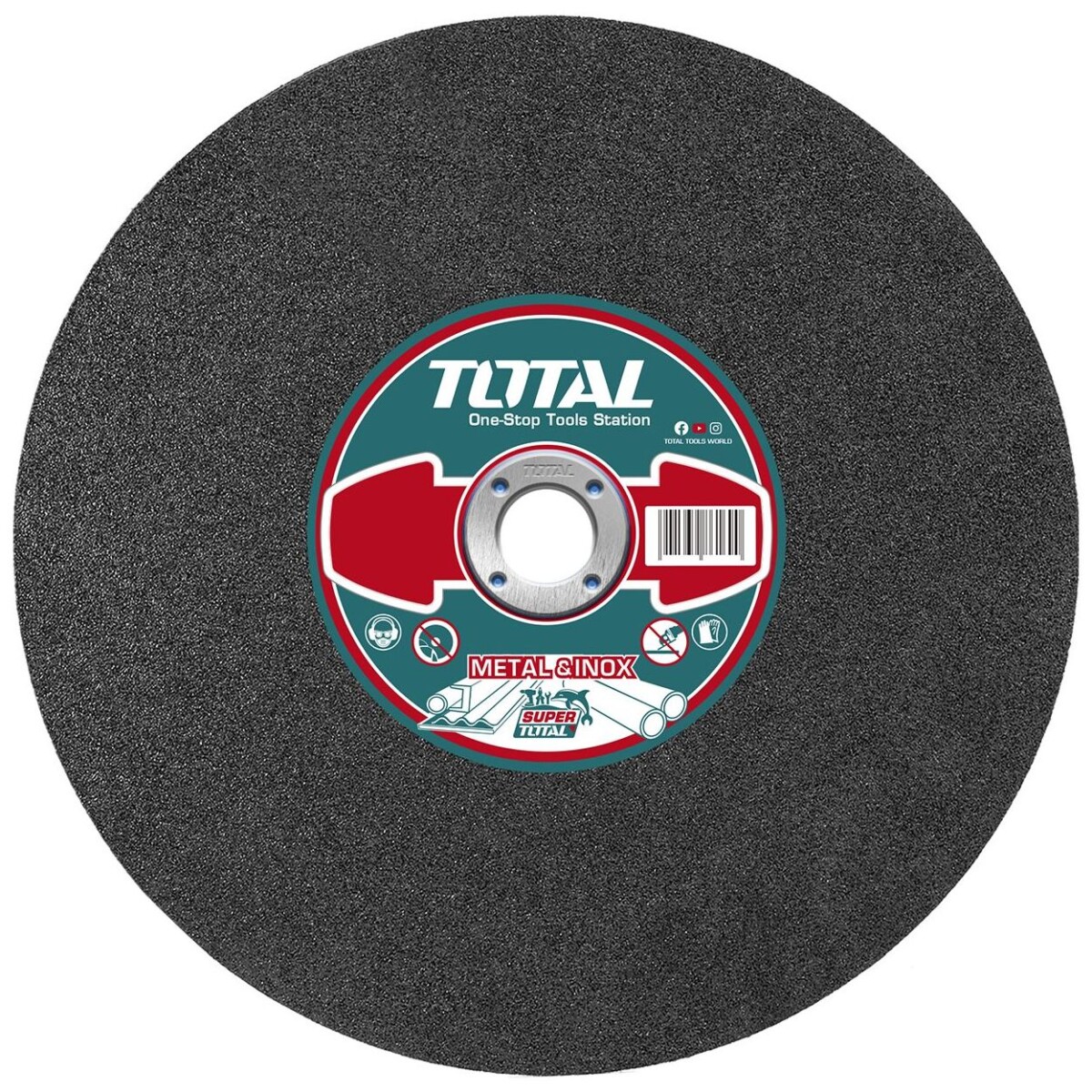 Disco Corte Metal Para Sensitiva 14" - 2.5mm (Eje 25.4mm) 