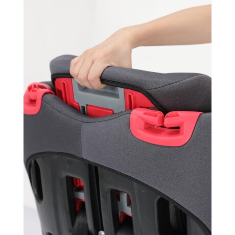 Silla butaca para auto Bebesit Smart plegable con posavaso hasta 36kg Gris