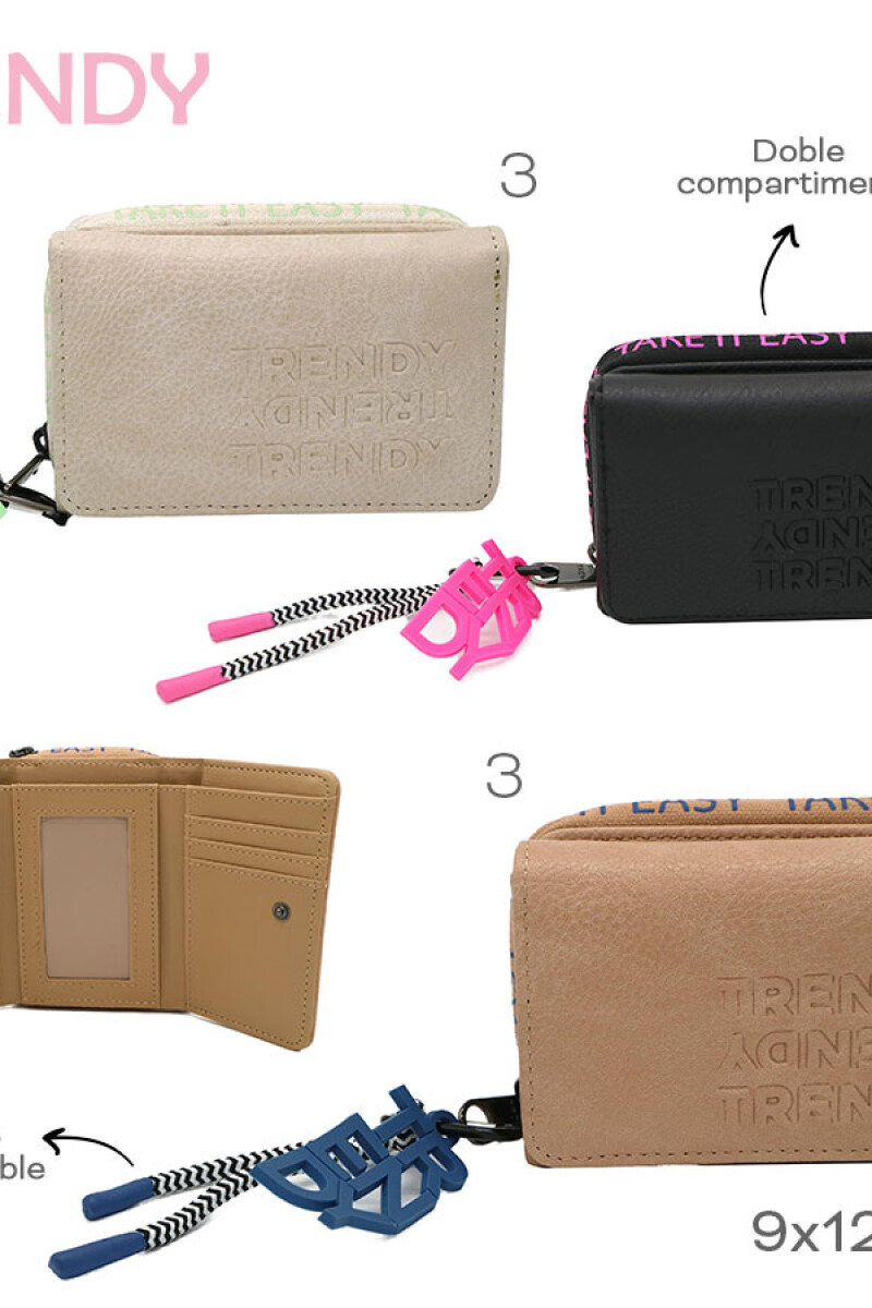 Billetera Beige