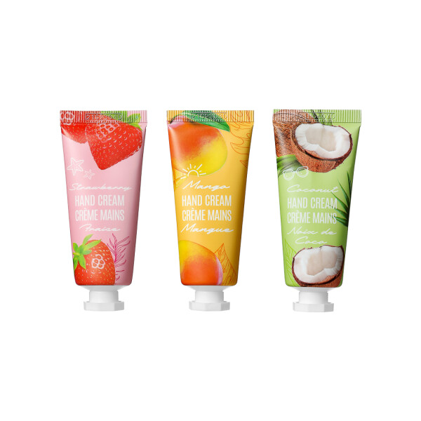 Set crema de manos 3pcs frutales