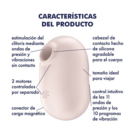 Satisfyer Pro To Go 2 Air Pulse Vibrador Crema