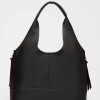 Shopper Amalfi en efecto cuero graneado Negro