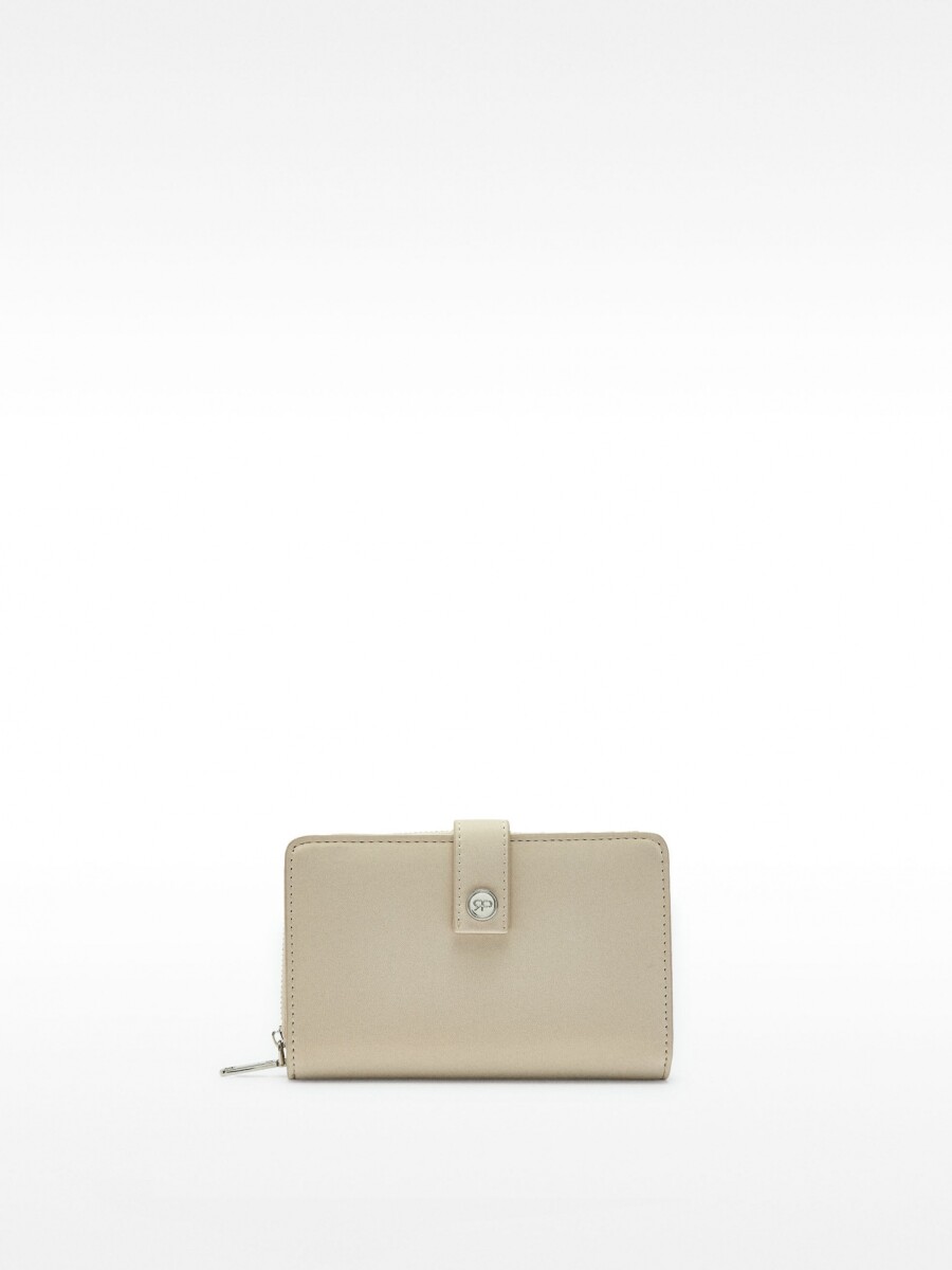 Cartera Con Textura Suave crudo