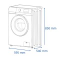 LAVARROPAS JAMES LR8140 G3 INVERTER 8 KG - CARGA FRONTAL BLANCO LAVARROPAS JAMES LR8140 G3 INVERTER 8 KG - CARGA FRONTAL BLANCO