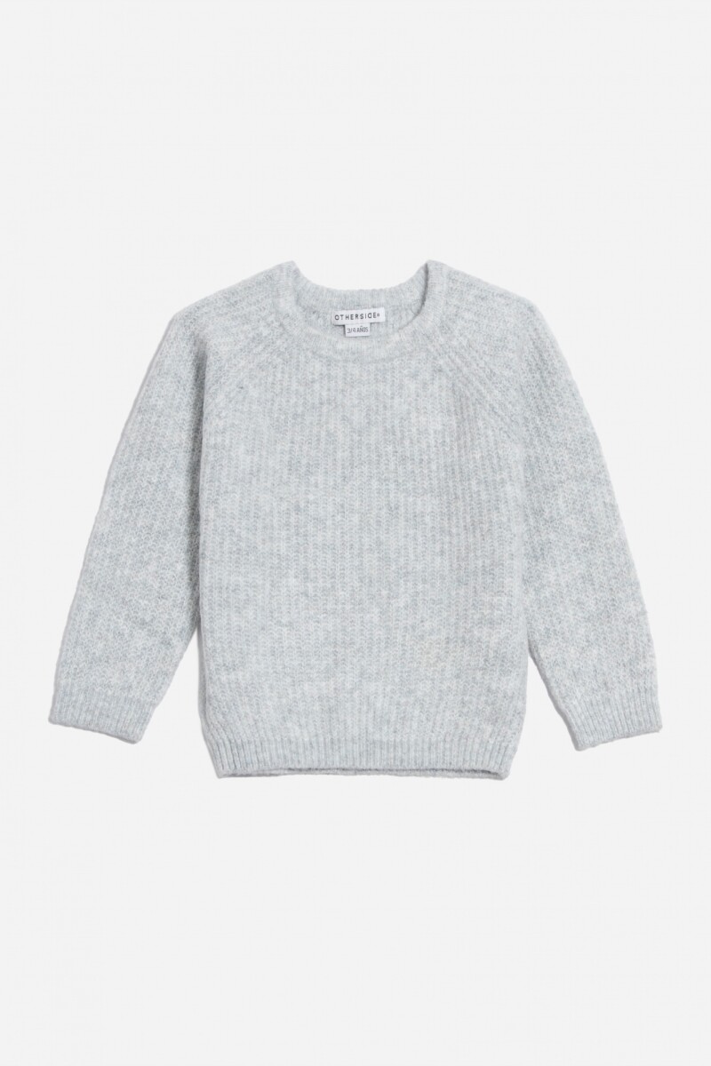 Sweater básico - Gris 