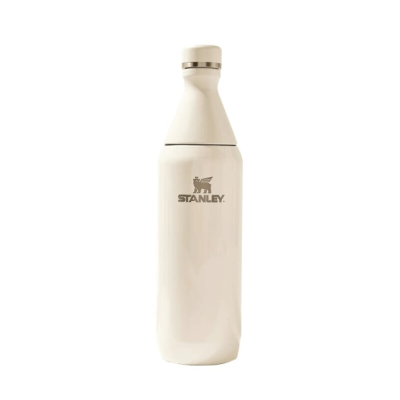 Botella Térmica Stanley All Day Slim Bottle 591ml 20 Oz Acero Inoxidable CREMA