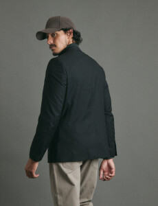 110262 SACO HARRINGTON LABEL Negro