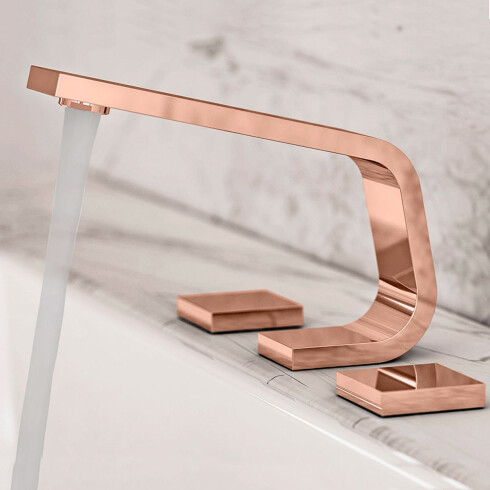 GRIFERIA DE LAVATORIO BIMANDO NIQUEL/CROMO FV BRONCE-ROSE GOLD