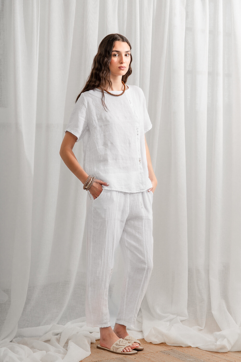 Pantalon Lucrezia Blanco