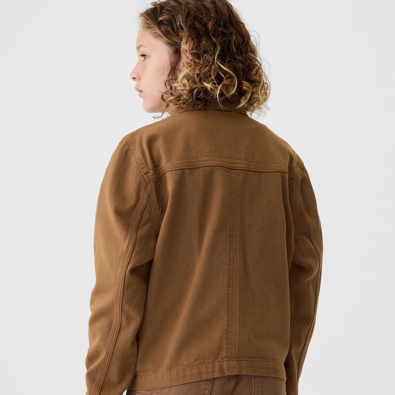 DENIM CARPENTER JACKET PALOMINO BROWN GLOBAL