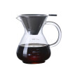 Pouvover Cafetera Pour Over de Vidrio – Café de Goteo Manual con Filtro de Acero Inoxidable 400ml Pouvover Cafetera Pour Over de Vidrio – Café de Goteo Manual con Filtro de Acero Inoxidable 400ml