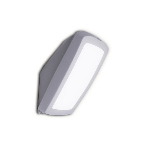 Aplique LED pared gris IP66 E27 no incl. GERMANA FL0755