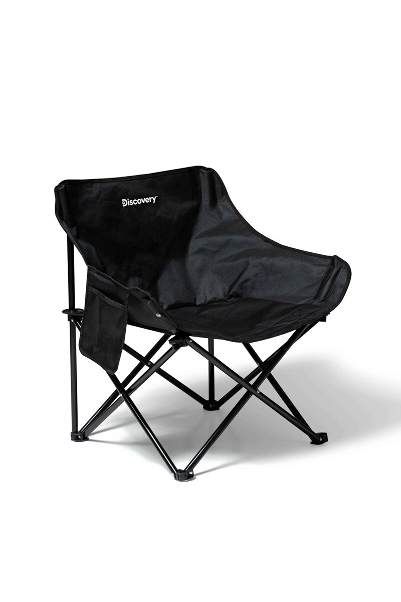 Silla Plegable de Camping Discovery Negro